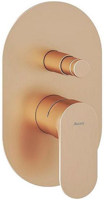 Смеситель для душа Ravak Eleganta EL 061.60RGB.O2 X070372 Розовое золото