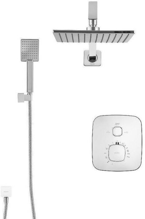 Душевая система Swedbe Platta 5559 с термостатом Хром
