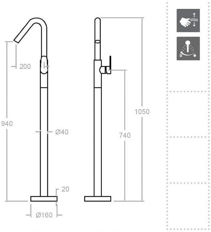 Смеситель для раковины Ramonsoler Alexia 367602SOC Золото брашированное Смеситель для раковины Ramonsoler Alexia 367602SOC Золото брашированное
