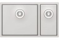 Кухонная мойка Florentina Оптима-740 OHM.460/220.400.В.20.S.10 Нержавеющая сталь сатинированная