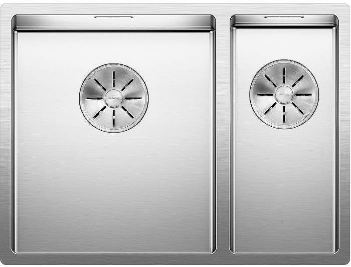 Кухонная мойка Blanco Claron 340/180-U L 521609 Нержавеющая сталь с зеркальной полировкой