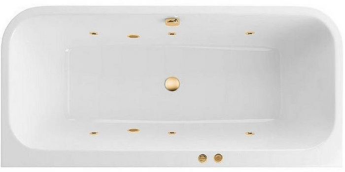 Акриловая ванна Excellent Arana 180x85 WAEX.ARA18.SOFT.GL с гидромассажем