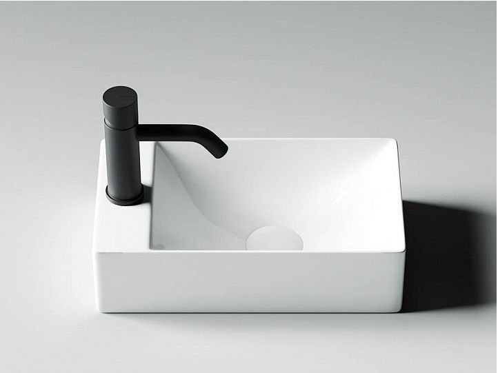 Умывальник CERAMICANOVA Element подвесной прямоугольный (отверстие под смеситель L) CN5008
