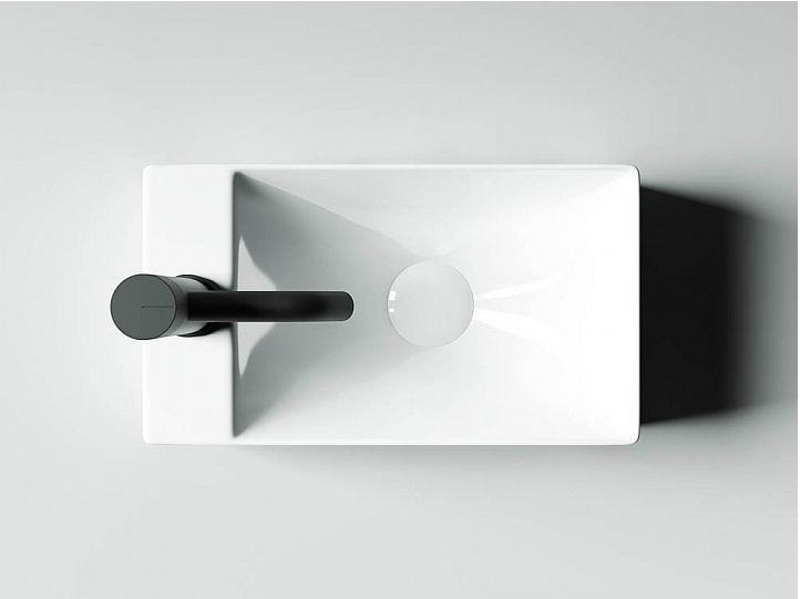 Умывальник CERAMICANOVA Element подвесной прямоугольный (отверстие под смеситель L) CN5008