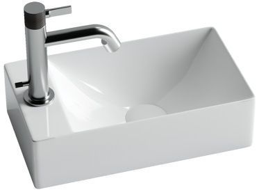 Умывальник CERAMICANOVA Element подвесной прямоугольный (отверстие под смеситель L) CN5008