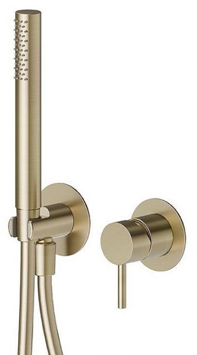 Смеситель для душа Newform X-Steel 316 69676EX.59.098 цвет Pale Gold