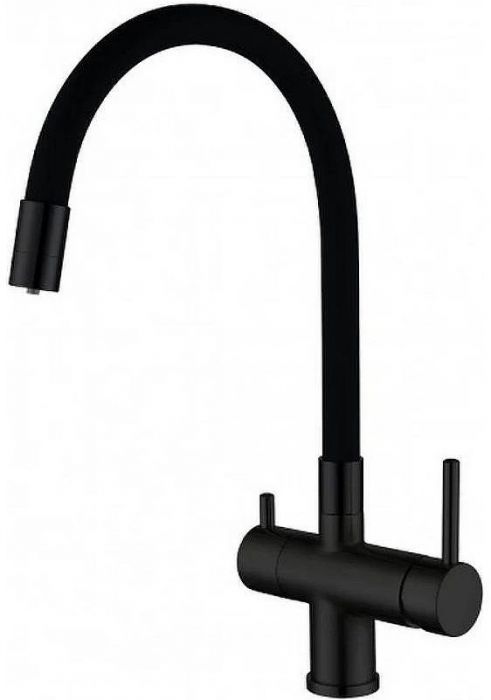 Смеситель для кухни Gappo G4398-36 Черный матовый