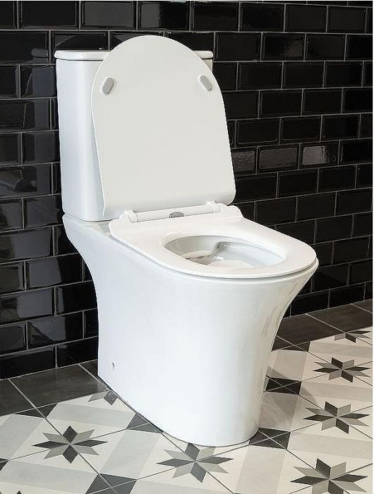 Унитаз компакт Creto Cer C3 1003-002Cer-C3W с бачком и сиденьем Микролифт