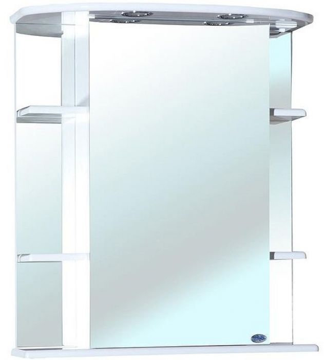 Зеркальный шкаф Bellezza Магнолия 55 L 4612708002017 с подсветкой Белый