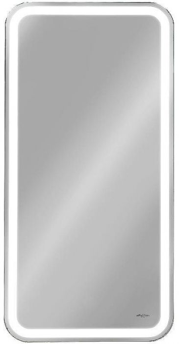 Зеркальный шкаф Reflexion Circle  400х800 L RF2105SR с подсветкой Белый матовый