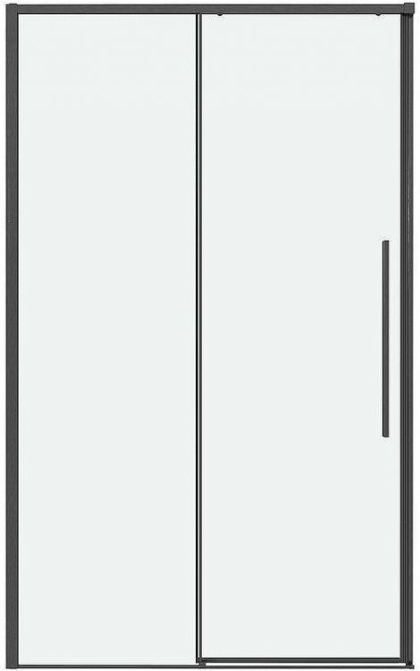 Душевая дверь Grossman Galaxy 110 100.K33.01.110.42.00 профиль Графит сатин стекло прозрачное