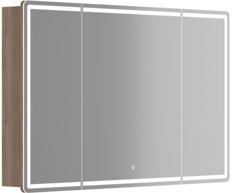 Зеркальный шкаф SANCOS Mirror 1190x150х740 мм, с LED подсветкой, MI120EG