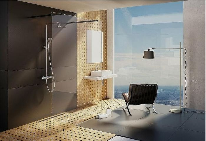 Душевая перегородка Ravak Walk-In Free 130 GW9FJ0C00Z1 профиль Хром стекло Transparent