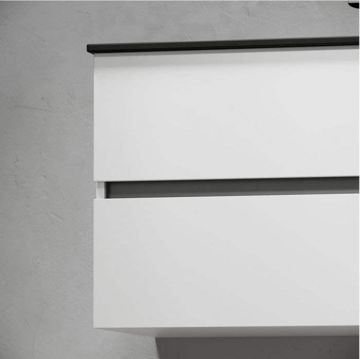 Тумба подвесная SANCOS под раковину Urban, белый глянец 890х450х550, UR90W