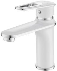 Смеситель для раковины Savol S-600601AW цвет Белый Хром