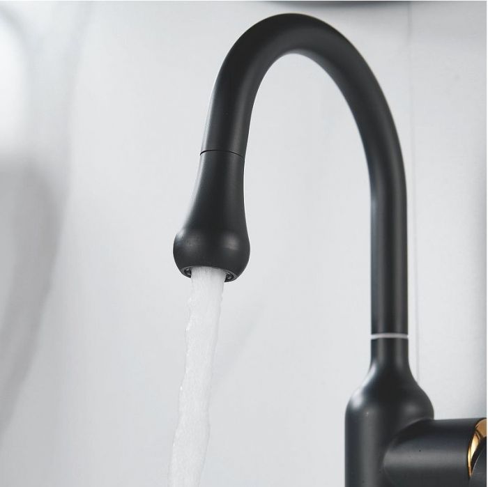 Смеситель для раковины Raffine F101H цвет Черный