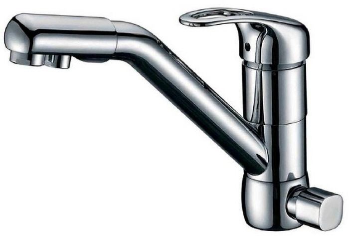 Смеситель для кухни ZorG Clean Water ZR 400 KF-12 Хром