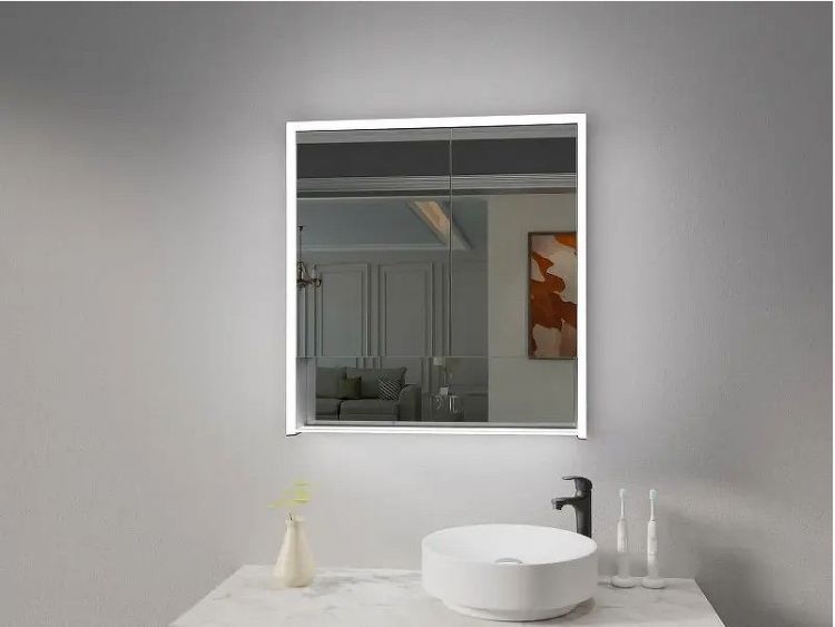 Зеркальный шкаф Esbano 80 ESMT3828D с подсветкой с инфракрасным выключателем