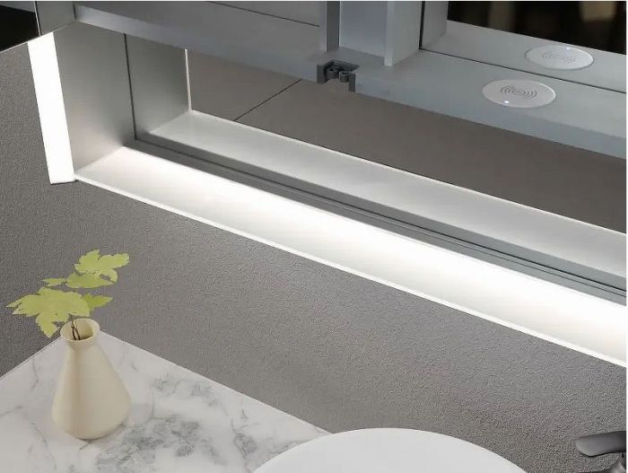 Зеркальный шкаф Esbano 80 ESMT3828D с подсветкой с инфракрасным выключателем