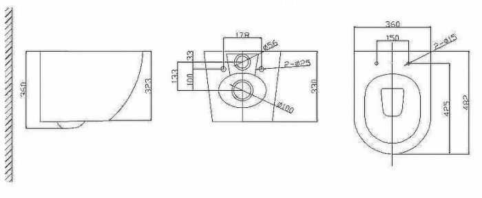 Комплект унитаза BelBagno Uno BB3105CHR/SC с инсталляцией Geberit Duofix Sigma UP320 111.300.00.5 с сиденьем Микролифт