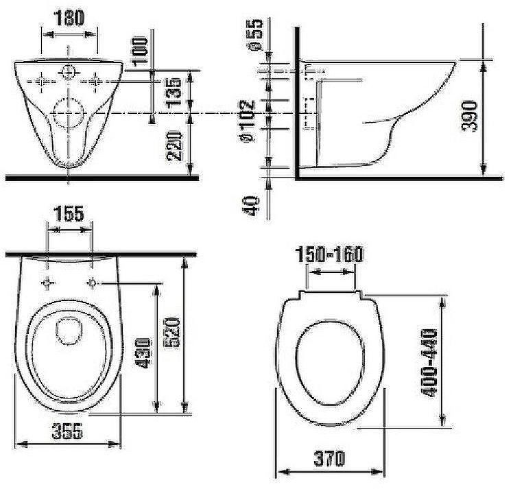 Комплект унитаза Roca Mateo 346200000+ZRU9302815 с сиденьем и инсталляцией Jacob Delafon E29025-NF+E4316-CP с клавишей смыва Хром