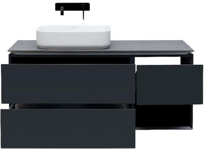 Тумба под раковину Allen Brau Infinity 120 L 1.21005.AM подвесная Антрацит матовый