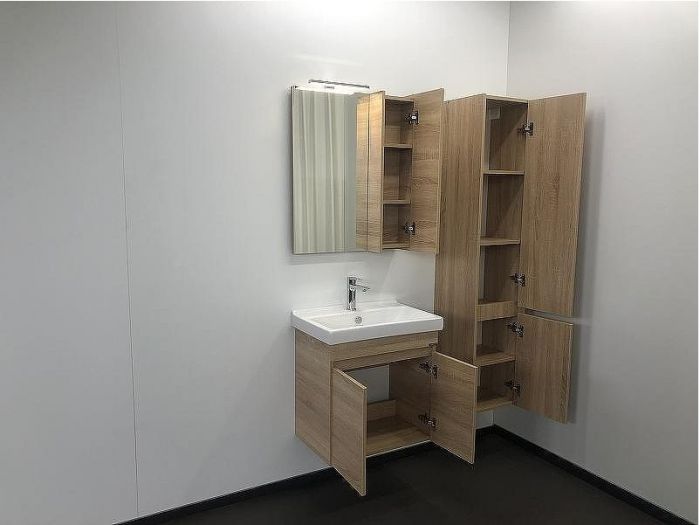 Шкаф пенал Comforty Тромсе 35 00004151266 подвесной Дуб сонома