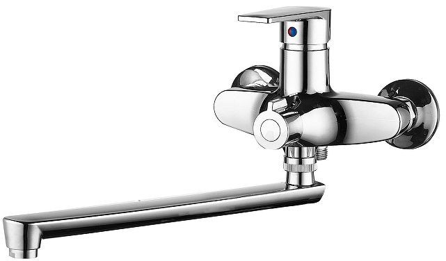 Смеситель для ванны Ростовская Мануфактура Сантехники PL6CH-006E универсальный Хром