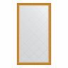 Зеркало EVOFORM  EXCLUSIVE-G FLOOR BY 6349 110x199 сусальное золото 80 мм пристенное напольное с гравировкой в багетной раме