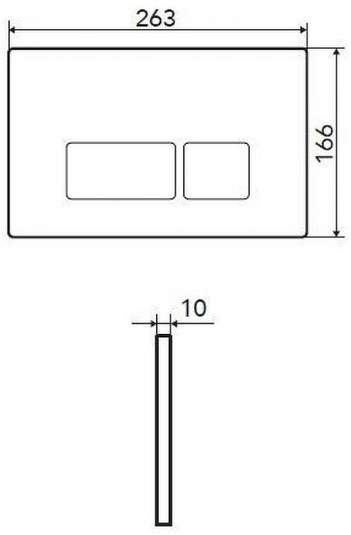 Инсталляция Logan Space 299426 для унитаза с клавишей смыва цвет Белый