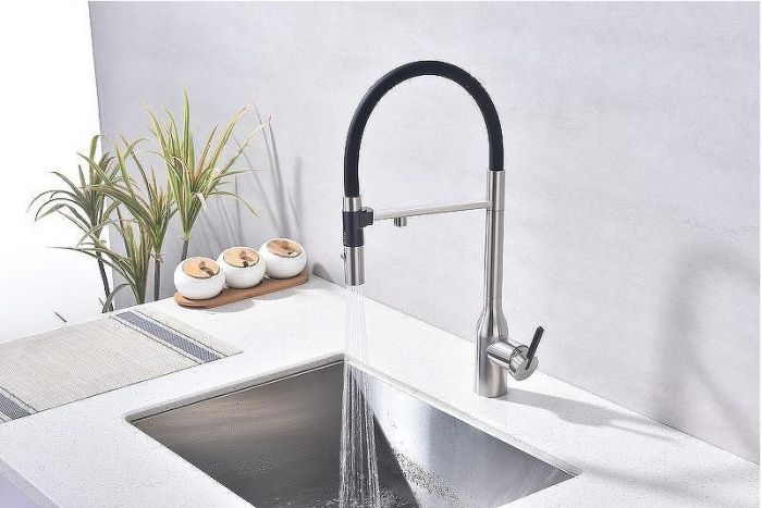 Смеситель для кухни Paulmark Magneto One Ma213188-BS Брашированная сталь