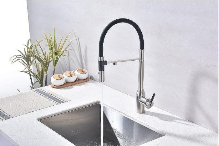 Смеситель для кухни Paulmark Magneto One Ma213188-BS Брашированная сталь