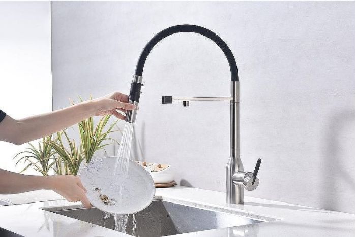 Смеситель для кухни Paulmark Magneto One Ma213188-BS Брашированная сталь