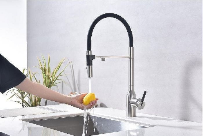 Смеситель для кухни Paulmark Magneto One Ma213188-BS Брашированная сталь