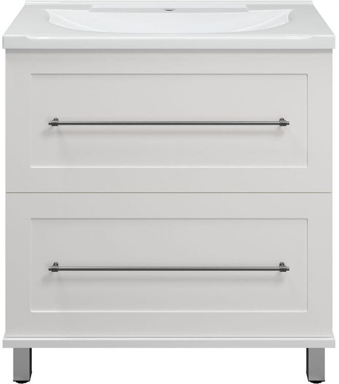Тумба с раковиной Misty Марта 80 УТ000013291 Белая