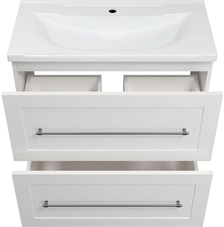 Тумба с раковиной Misty Марта 80 УТ000013291 Белая