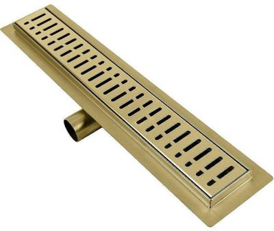 Душевой лоток Raglo 50 R650.50.03 с решеткой Золото матовое