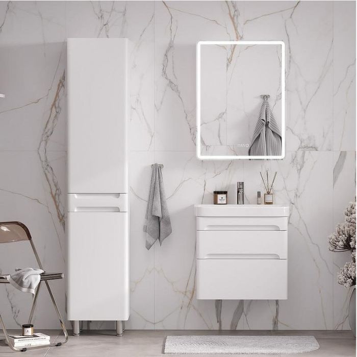 Тумба под раковину Equil Nice 70 tpNICE70.2Y-05 подвесная цвет Белый