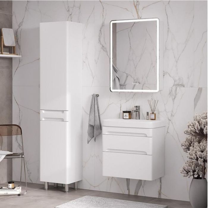 Тумба под раковину Equil Nice 70 tpNICE70.2Y-05 подвесная цвет Белый