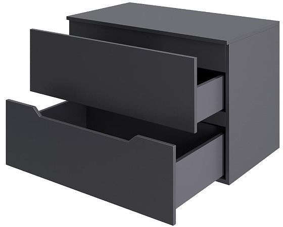 Тумба с раковиной Orange Line 70 Li-70TugMDF+B04-500W подвесная цвет Графит матовый Тумба с раковиной Orange Line 70 Li-70TugMDF+B04-500W подвесная цвет Графит матовый