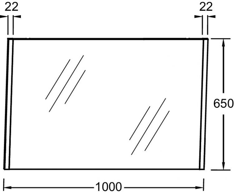 Зеркало Jacob Delafon Sherwood, 100 см, состаренный дуб, EB1837RU-P13