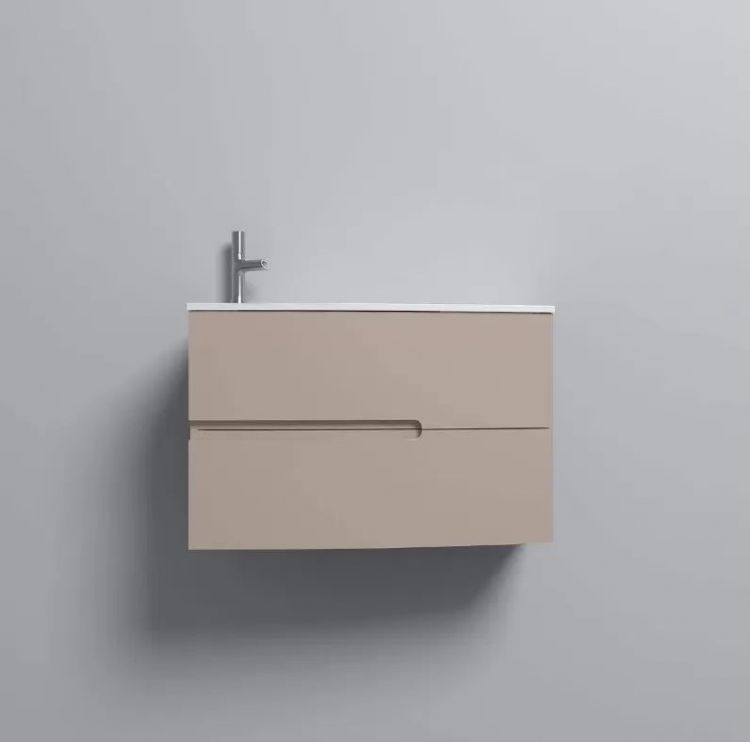 Тумба под раковину Jacob Delafon Nona 80 см EB1888RU-G1A, глянцевый телесный