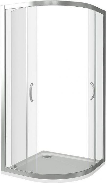 Душевой уголок Good Door Infinity R-80-С-CH 80x80 профиль Хром стекло прозрачное