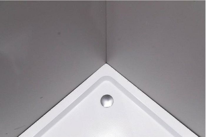 Душевой уголок Esbano ESD-7025B 100x100 ESUGD7025B профиль Черный матовый стекло прозрачное