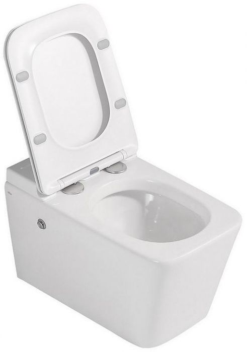 Комплект унитаза с инсталляцией Abber Rechteck AC1202P-AC0101P цвет Белый с сиденьем Микролифт