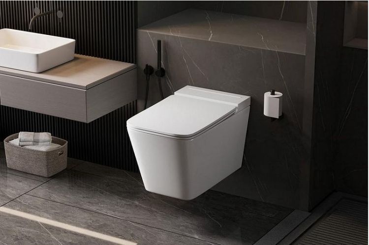 Комплект унитаза с инсталляцией Abber Rechteck AC1202P-AC0101P цвет Белый с сиденьем Микролифт Комплект унитаза с инсталляцией Abber Rechteck AC1202P-AC0101P цвет Белый с сиденьем Микролифт