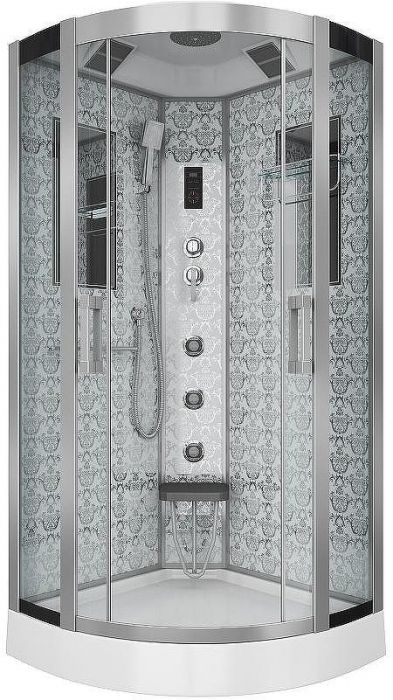 Душевая кабина Niagara Luxe NG-7715W 90x90 с гидромассажем