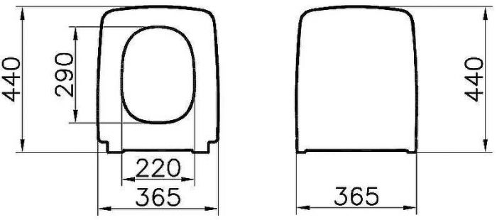 Сиденье для унитаза Vitra Metropole 122-083-009 Черное матовое с Микролифтом
