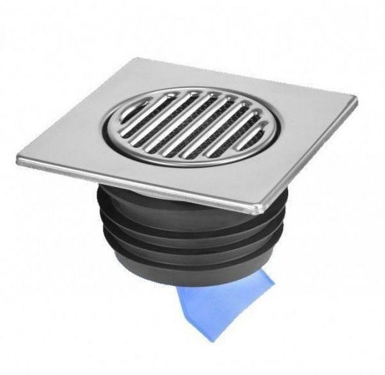 Душевой трап McAlpine MRFGC3SSV-110 с решеткой цвет Хром