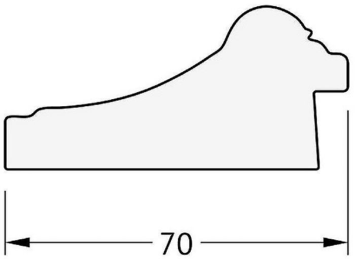 Зеркало Evoform Exclusive-G 118х93 BY 4348 с гравировкой в багетной раме - Состаренная бронза с плетением 70